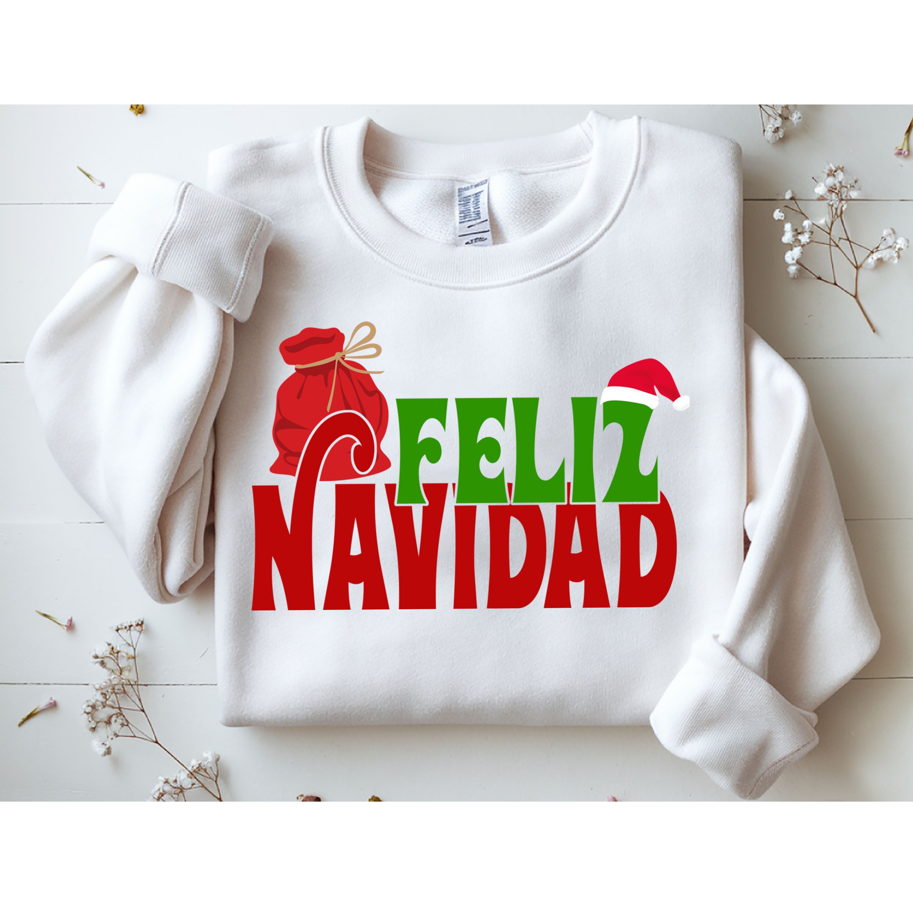 Feliz Navidad Spanish Christmas Sweatshirt