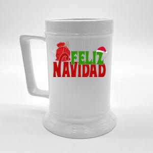 Feliz Navidad Spanish Christmas Beer Stein