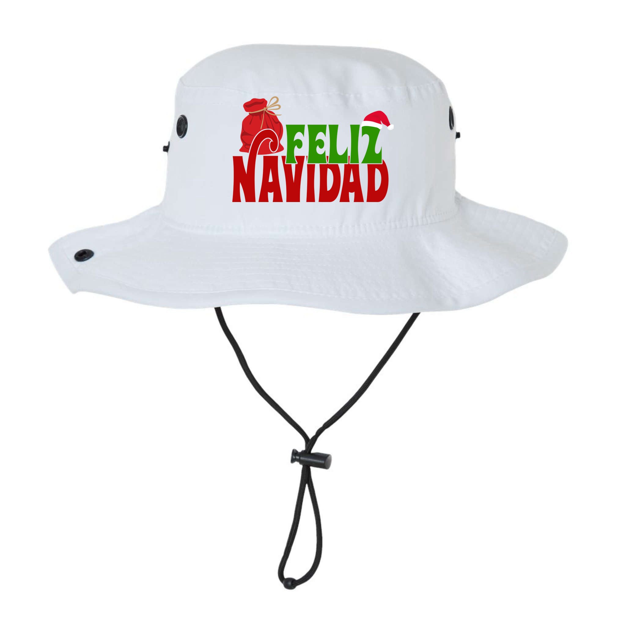 Feliz Navidad Spanish Christmas Bucket Hat