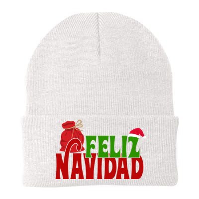 Feliz Navidad Spanish Christmas Knit Cap Winter Beanie