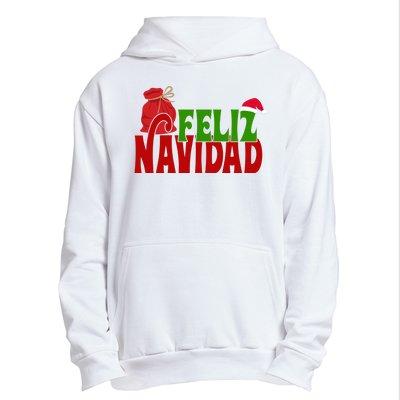 Feliz Navidad Spanish Christmas Urban Pullover Hoodie