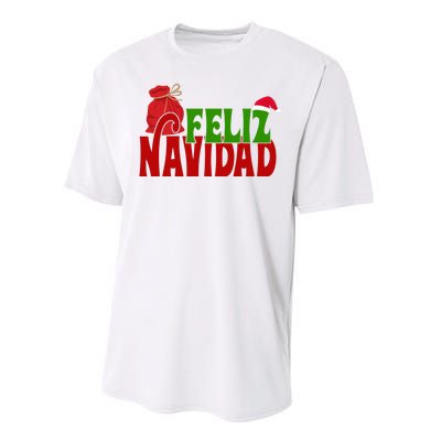 Feliz Navidad Spanish Christmas Performance Sprint T-Shirt