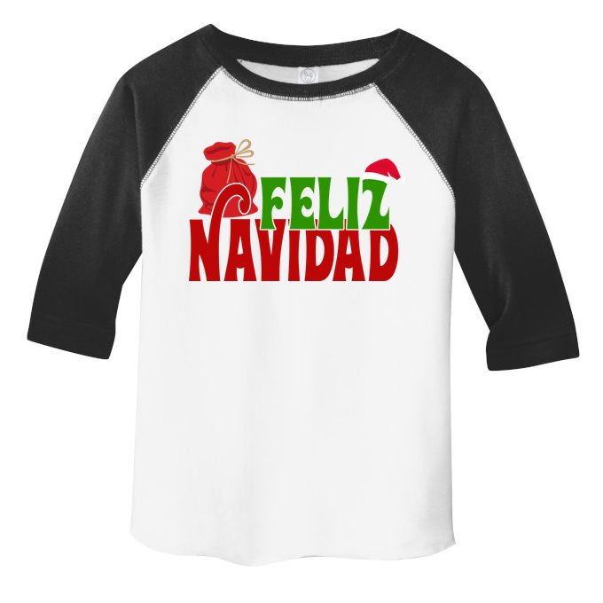 Feliz Navidad Spanish Christmas Toddler Fine Jersey T-Shirt
