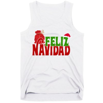 Feliz Navidad Spanish Christmas Tank Top