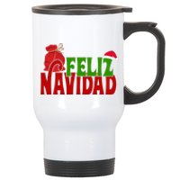 Feliz Navidad Spanish Christmas Stainless Steel Travel Mug