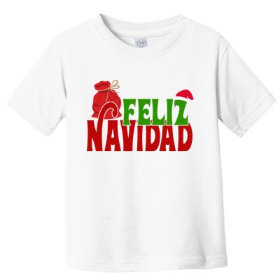 Feliz Navidad Spanish Christmas Toddler T-Shirt
