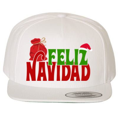 Feliz Navidad Spanish Christmas Wool Snapback Cap