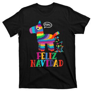 Feliz Navidad Spanish Christmas Funny Mexican Pinata T-Shirt