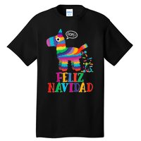 Feliz Navidad Spanish Christmas Funny Mexican Pinata Tall T-Shirt