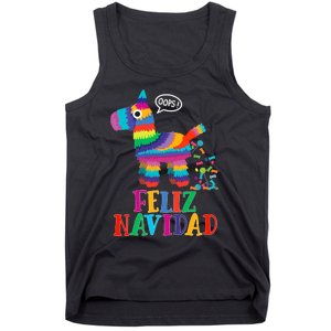 Feliz Navidad Spanish Christmas Funny Mexican Pinata Tank Top