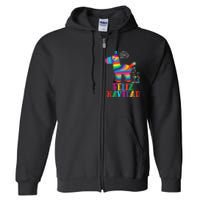 Feliz Navidad Spanish Christmas Funny Mexican Pinata Full Zip Hoodie