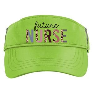 Future Nurse Student Leopard Print Nursing School Meaningful Gift Adult Drive Performance Visor