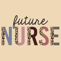 Future Nurse Student Leopard Print Nursing School Meaningful Gift Drawstring Bag