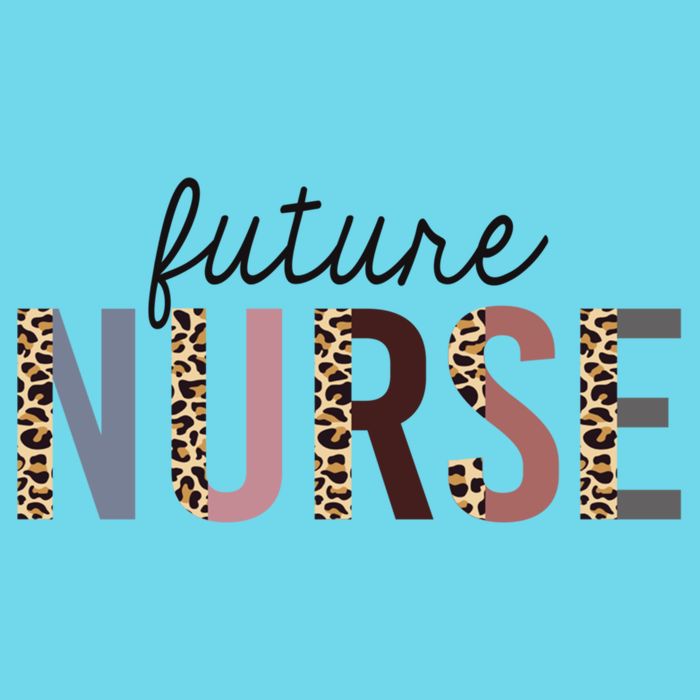 Future Nurse Student Leopard Print Nursing School Meaningful Gift Womens T-Shirt
