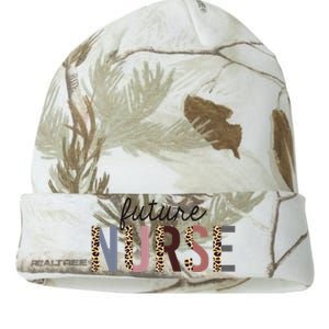 Future Nurse Student Leopard Print Nursing School Meaningful Gift Kati Licensed 12" Camo Beanie