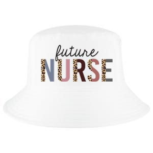 Future Nurse Student Leopard Print Nursing School Meaningful Gift Cool Comfort Performance Bucket Hat