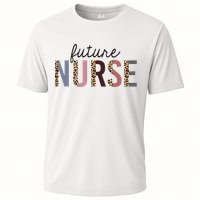 Future Nurse Student Leopard Print Nursing School Meaningful Gift Cooling Performance Crew T-Shirt