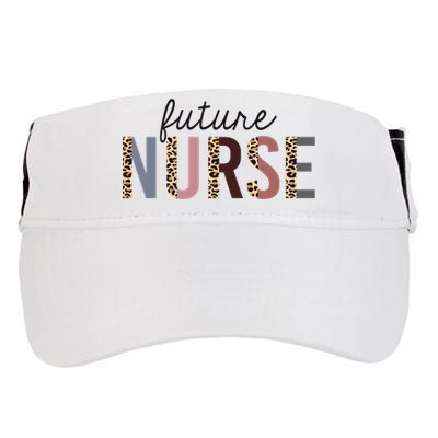 Future Nurse Student Leopard Print Nursing School Meaningful Gift Adult Drive Performance Visor