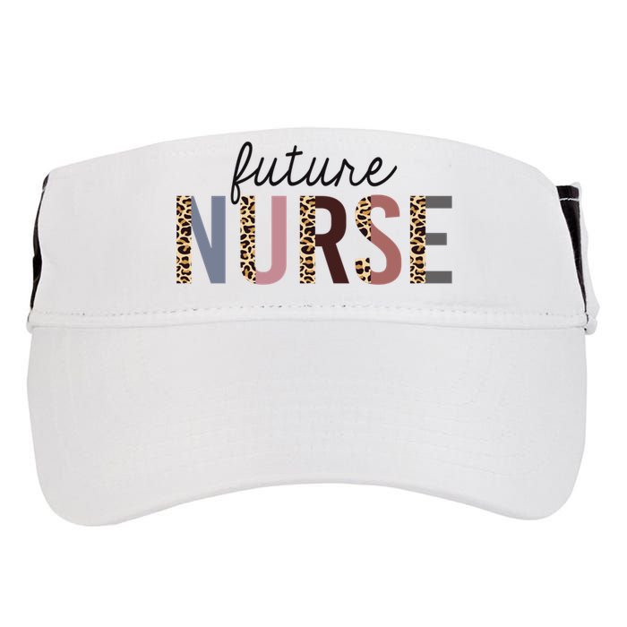 Future Nurse Student Leopard Print Nursing School Meaningful Gift Adult Drive Performance Visor