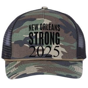 Funny Nola Strong 2025 Never Forget New Orleans Retro Rope Trucker Hat Cap