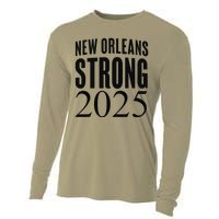 Funny Nola Strong 2025 Never Forget New Orleans Cooling Performance Long Sleeve Crew