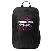 Funny Nursing School The Struggle Is Real City Backpack