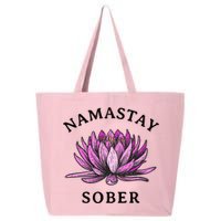 Funny Namastay Sober Na Aa 12 Step Recovery Funny Gift 25L Jumbo Tote