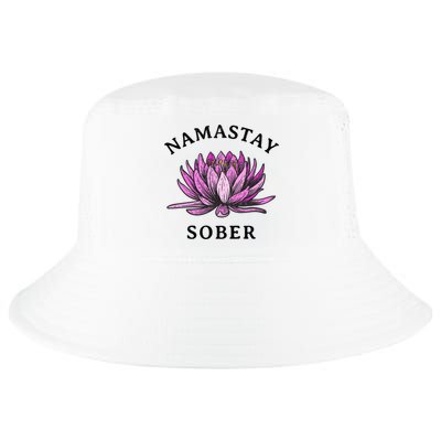 Funny Namastay Sober Na Aa 12 Step Recovery Funny Gift Cool Comfort Performance Bucket Hat