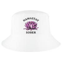 Funny Namastay Sober Na Aa 12 Step Recovery Funny Gift Cool Comfort Performance Bucket Hat