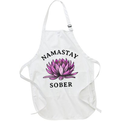 Funny Namastay Sober Na Aa 12 Step Recovery Funny Gift Apron