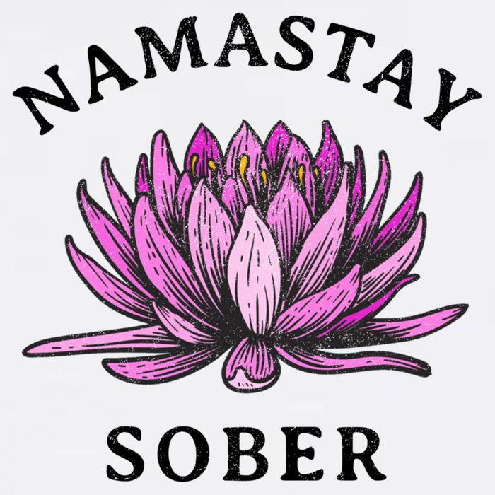 Funny Namastay Sober Na Aa 12 Step Recovery Funny Gift Bucket Hat