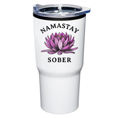 Funny Namastay Sober Na Aa 12 Step Recovery Funny Gift Tumbler