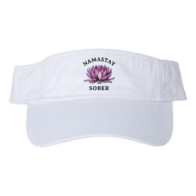 Funny Namastay Sober Na Aa 12 Step Recovery Funny Gift Visor