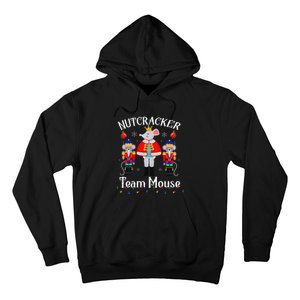 Funny Nutcracker Soldier Toy Christmas Dance Team Mouse Hoodie