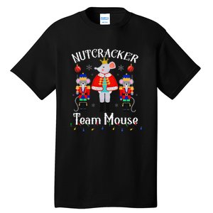 Funny Nutcracker Soldier Toy Christmas Dance Team Mouse Tall T-Shirt