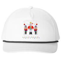 Funny Nutcracker Soldier Toy Christmas Dance Team Mouse Snapback Five-Panel Rope Hat