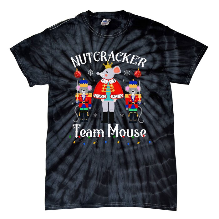 Funny Nutcracker Soldier Toy Christmas Dance Team Mouse Tie-Dye T-Shirt