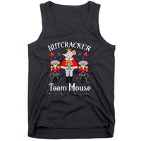 Funny Nutcracker Soldier Toy Christmas Dance Team Mouse Tank Top