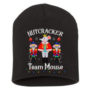 Funny Nutcracker Soldier Toy Christmas Dance Team Mouse Short Acrylic Beanie