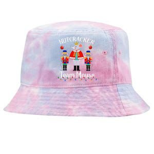 Funny Nutcracker Soldier Toy Christmas Dance Team Mouse Tie-Dyed Bucket Hat