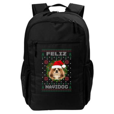 Feliz Navidog Shih Tzu Dog Funny Ugly Christmas Xmas Great Gift Backpack