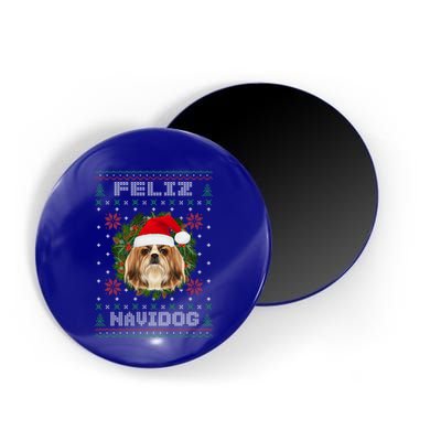 Feliz Navidog Shih Tzu Dog Funny Ugly Christmas Xmas Great Gift Magnet