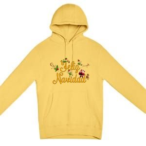 Feliz Navidad Spanish Christmas Elves Santa Premium Pullover Hoodie