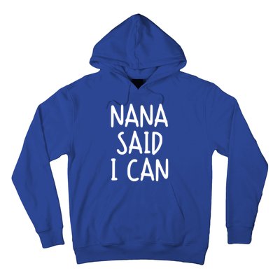 Funny Nana Said I Can Favorite Grand Funny Gift Hoodie