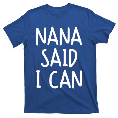 Funny Nana Said I Can Favorite Grand Funny Gift T-Shirt