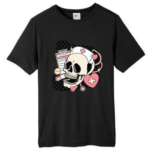 Funny Nurse Skeleton Cute Gift Tall Fusion ChromaSoft Performance T-Shirt