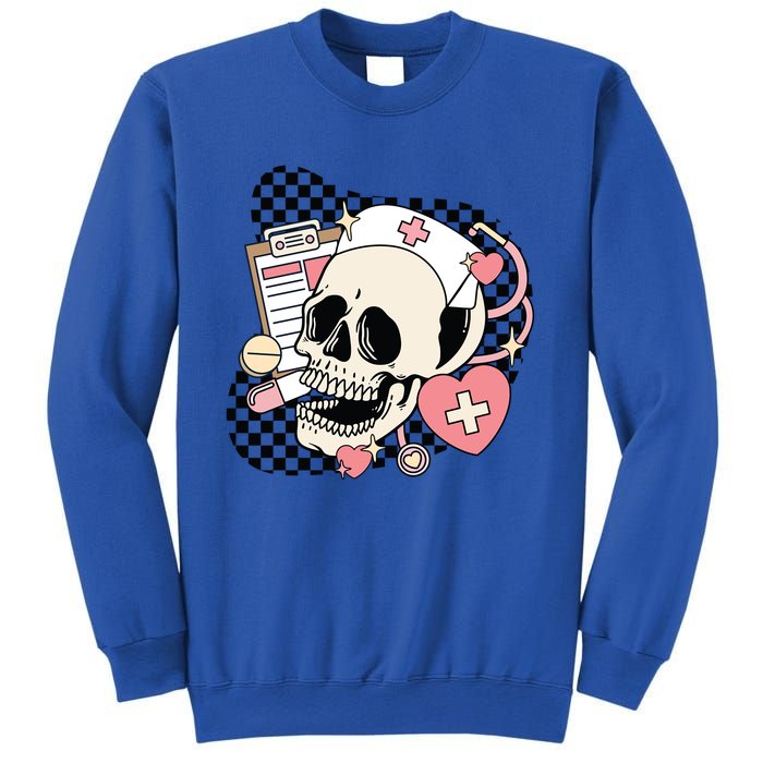 Funny Nurse Skeleton Cute Gift Sweatshirt