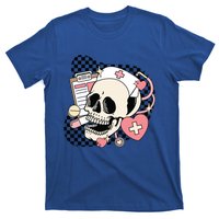 Funny Nurse Skeleton Cute Gift T-Shirt