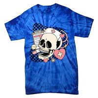 Funny Nurse Skeleton Cute Gift Tie-Dye T-Shirt