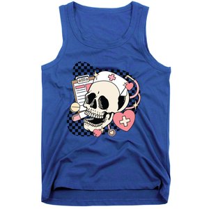 Funny Nurse Skeleton Cute Gift Tank Top